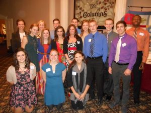 Students at 2013 FCA Friends Dinner