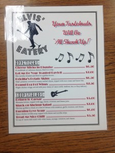 For their project, a student used an Elvis theme. (morgan schroer)