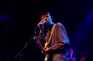 King Krule, otherwise know as Archy Marshall, performs in New York. (Photo by Cory Schwartz)