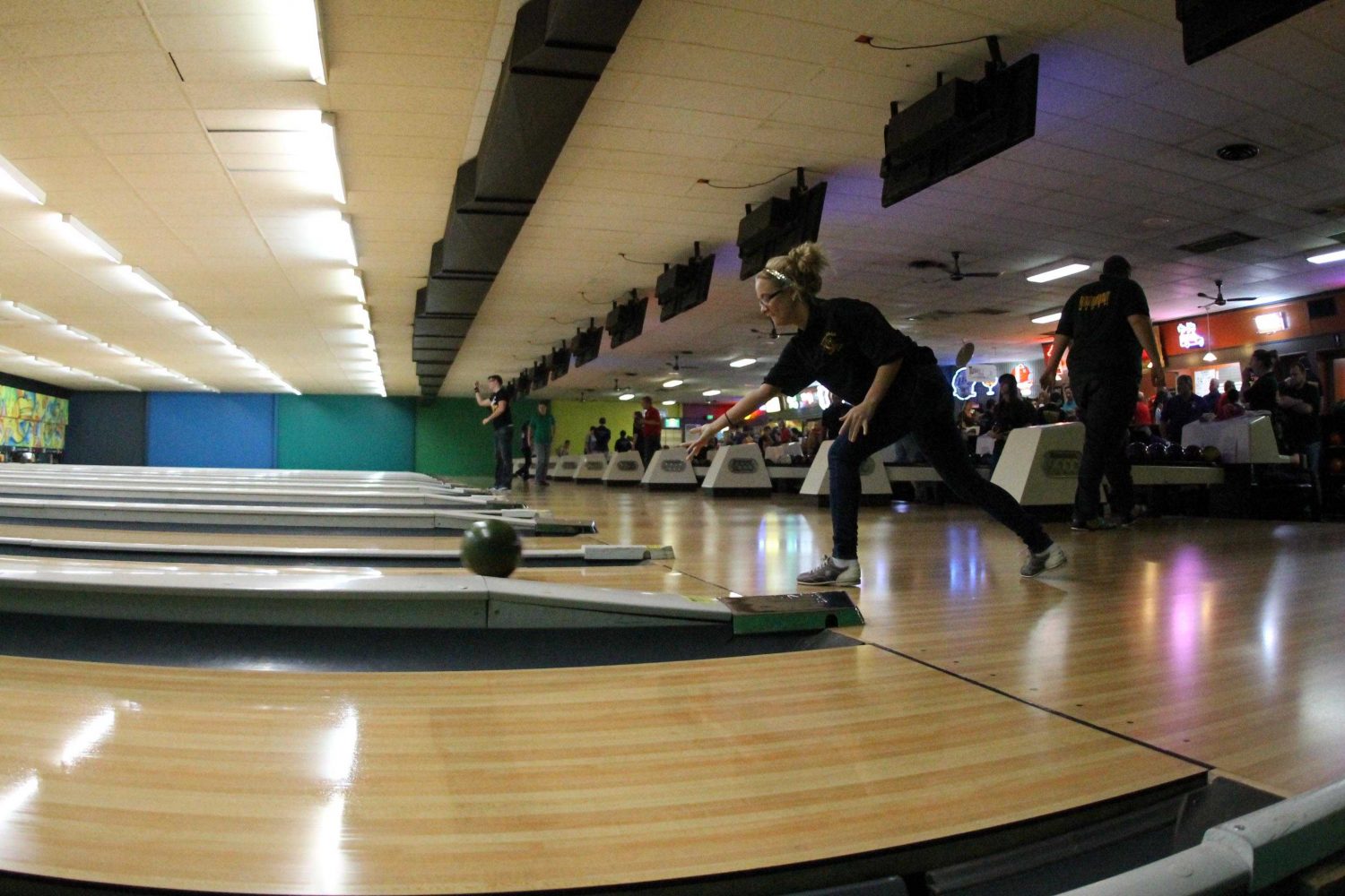 Bowling Team Competes at Plaza Lanes