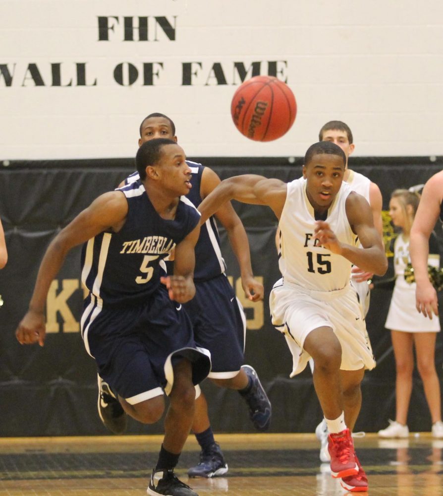 North Knights Varsity Basketball Take on Rival Howell Central