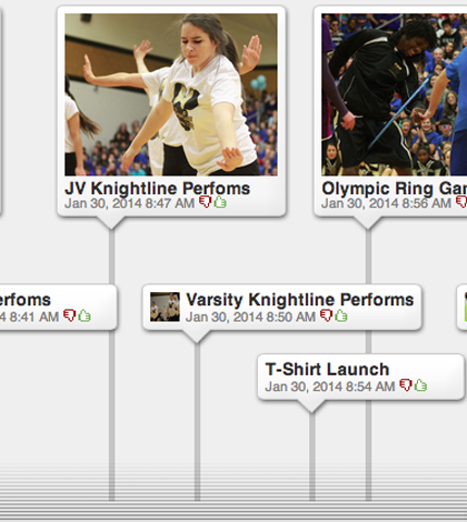 Snowcoming Pep Assembly Timeline