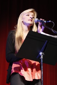 Vanessa Taylor at last years Fraufest singing a song.