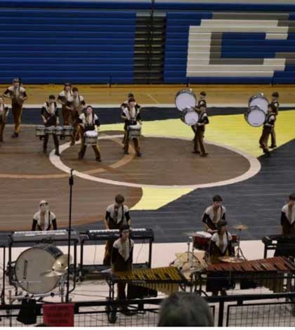 Drumline Competes in Indianapolis