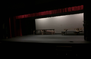 FHN theatre stage in the auditorium where auditions were held.