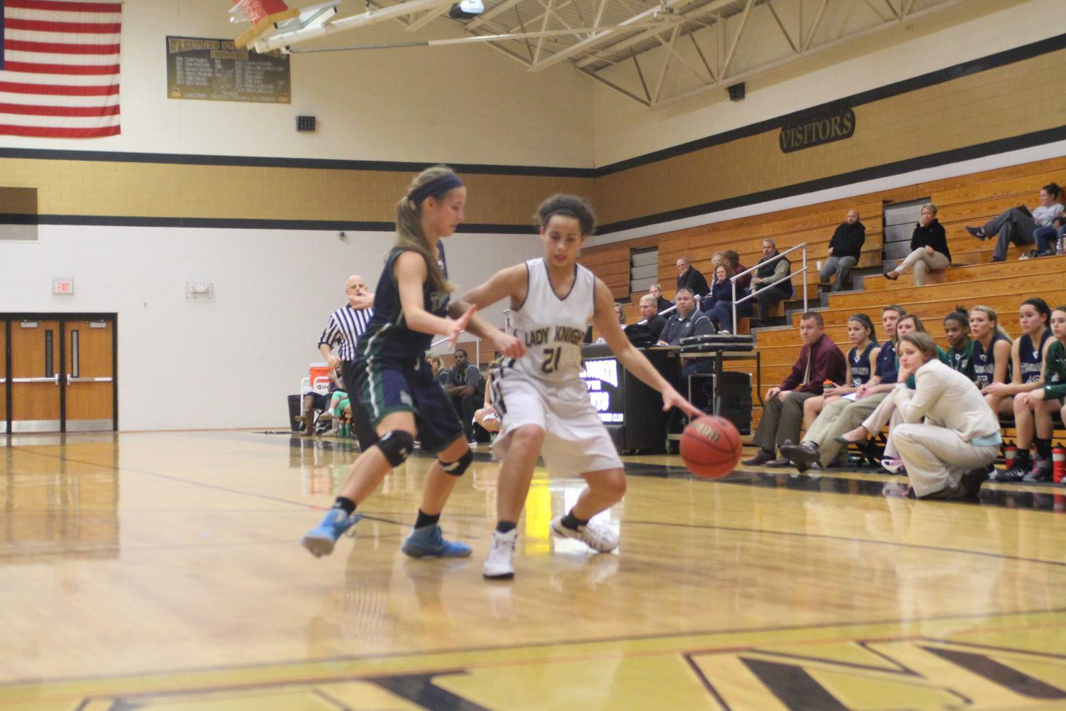 Varsity Girls Basketball Beats Timberland at Home