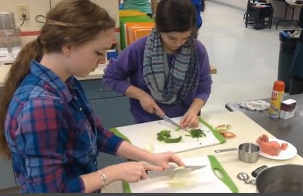 Foods II Classes Make Savory Spaghetti [Video]