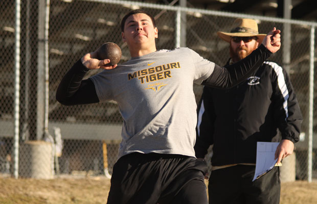 Trey Pettit Breaks School Shot Put Record