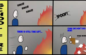 School Fire [comic]