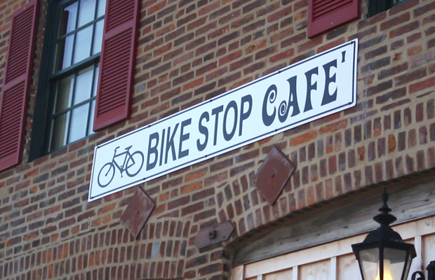 Bike Stop Cafe Sells Parts and Food