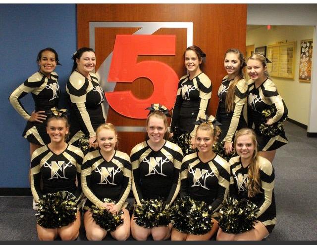 Varsity Cheerleading Serves as Backdrop on KSDK Newschannel 5