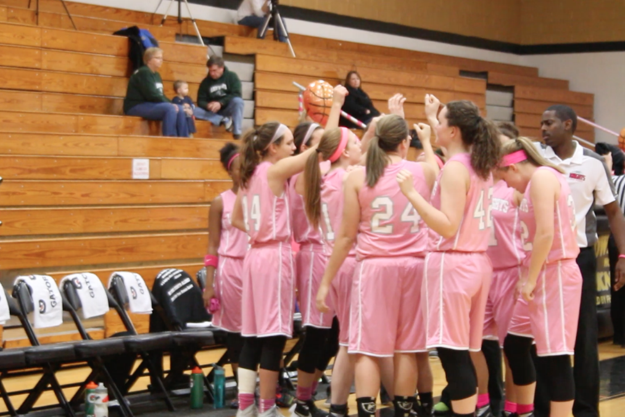 FHN vs Timberland Girls Basketball Pink Ribbon Game 2016