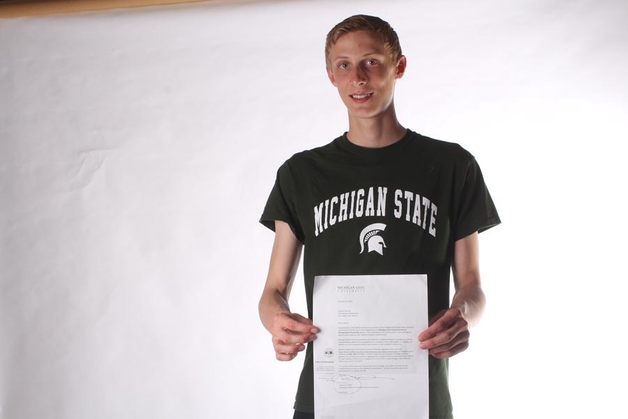 Andrew Schmidt receives a Full Ride