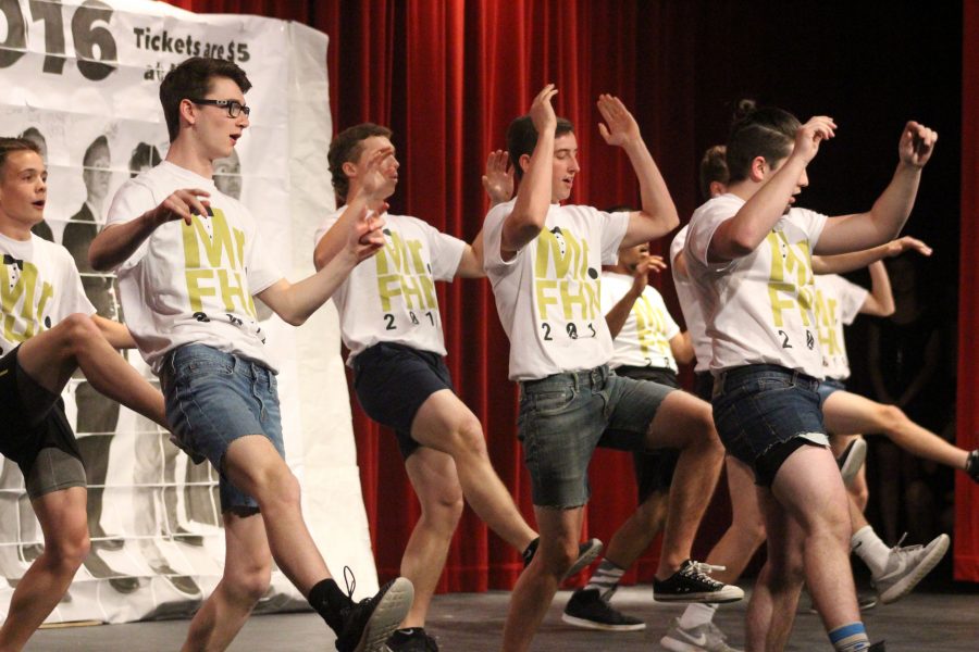 FHN Boys Compete in Student Council's Annual Mr. FHN Competition