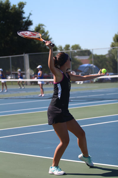 Lady Knights Girls Tennis Battles The Vikings On 8/22