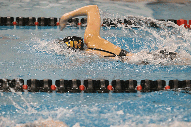 Girls Swimming and Diving Blow Through GAC Championships