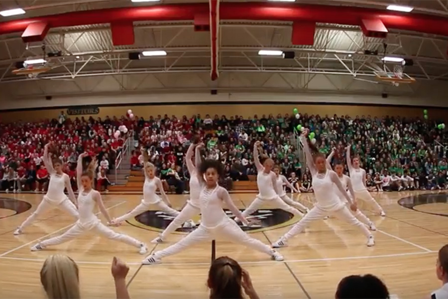 Snowcoming Pep Assembly 2017: Varsity Knightline Performance