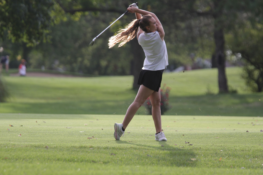 8-31 Girls Varsity Golf vs THS and St. Dominic [Photo Gallery]