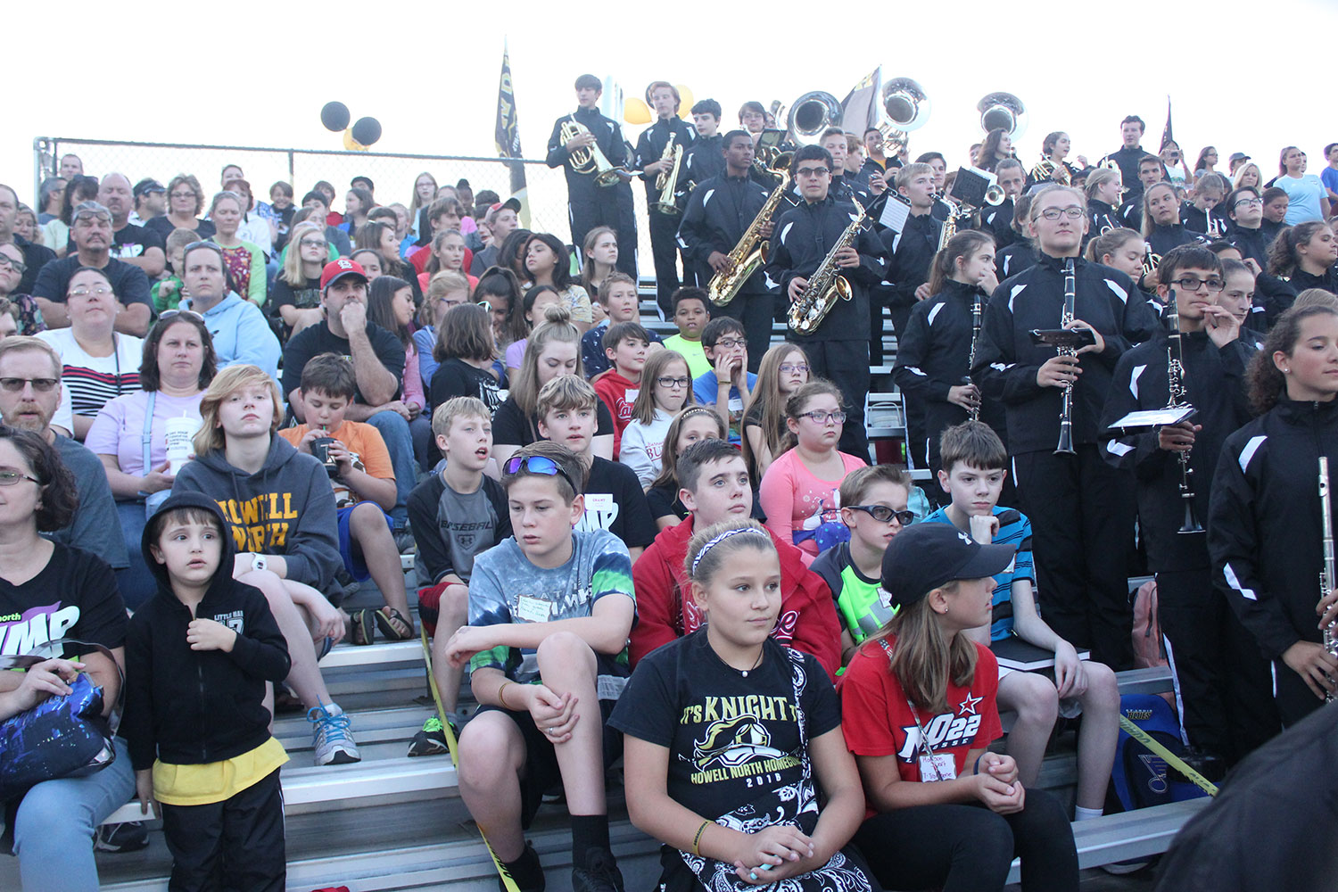 Middle school students from Barnwell and Hollenbeck Middle School joined FHN's Marching Band at the football game against FZW on Sept. 8.