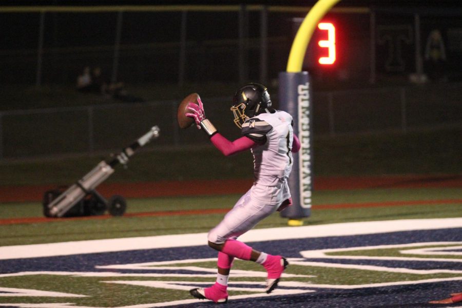 Maurice Massey finds the end-zone vs. Timberland on 10/6.