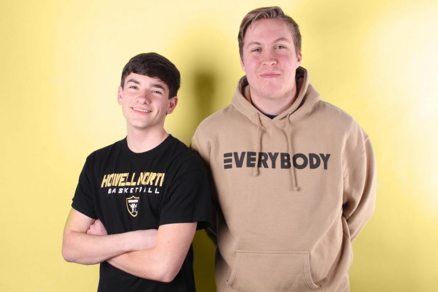 Seniors Jordan Neuschwander and Evan Gallagher takes a coaching position with FHN's boys basketball feeder program.