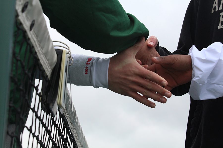 Boys Tennis Starts their Season Hand In Hand and with High Hopes