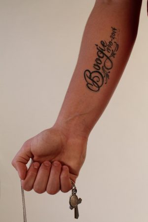 Senior Jake Miller Has Two Tattoos in Memory of His Sister, Dannielle, Who Died of Heroin in 2014 – FHNtoday.com