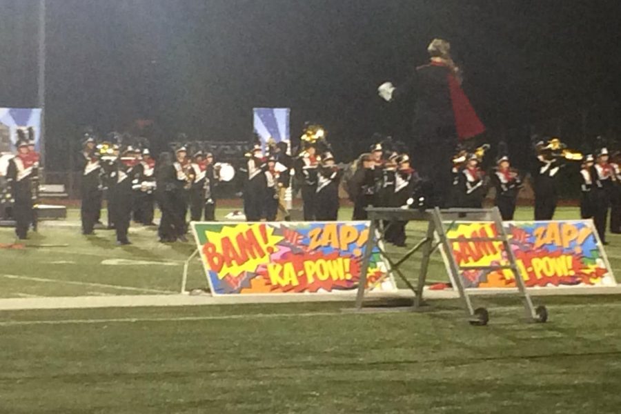 Hazelwood High School's "Marching Wildcats" perform at Music in Motion.