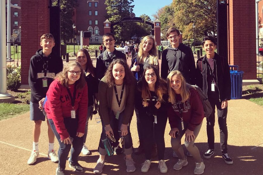 Journalism students attend JournalismSTL at Saint Louis University.