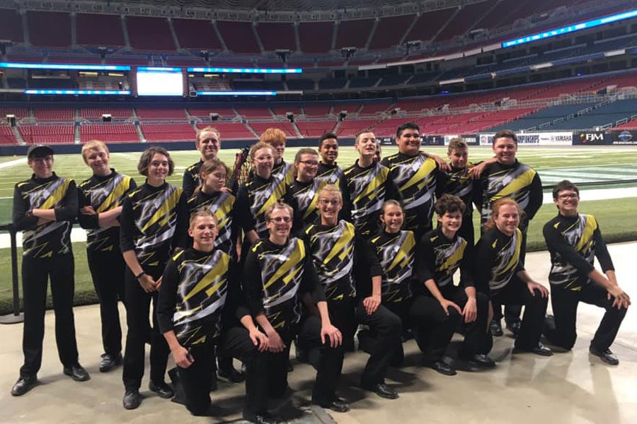 The Knightpride Marching Band performed at the America Center on Oct. 26. They placed forty-second out of 72 bands and received a ranking of "excellent."