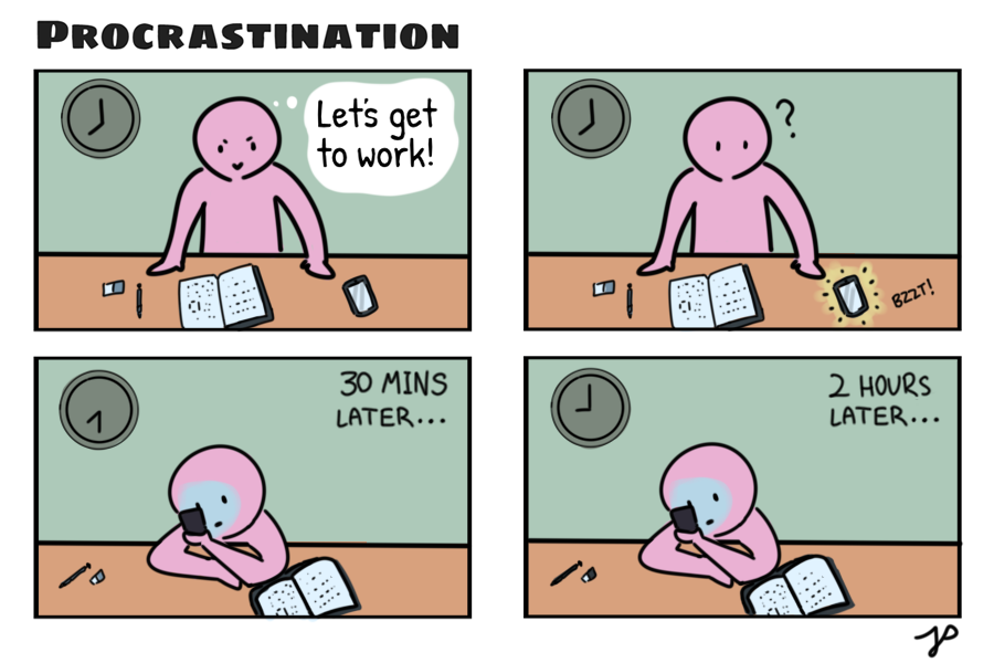 phd comics procrastination