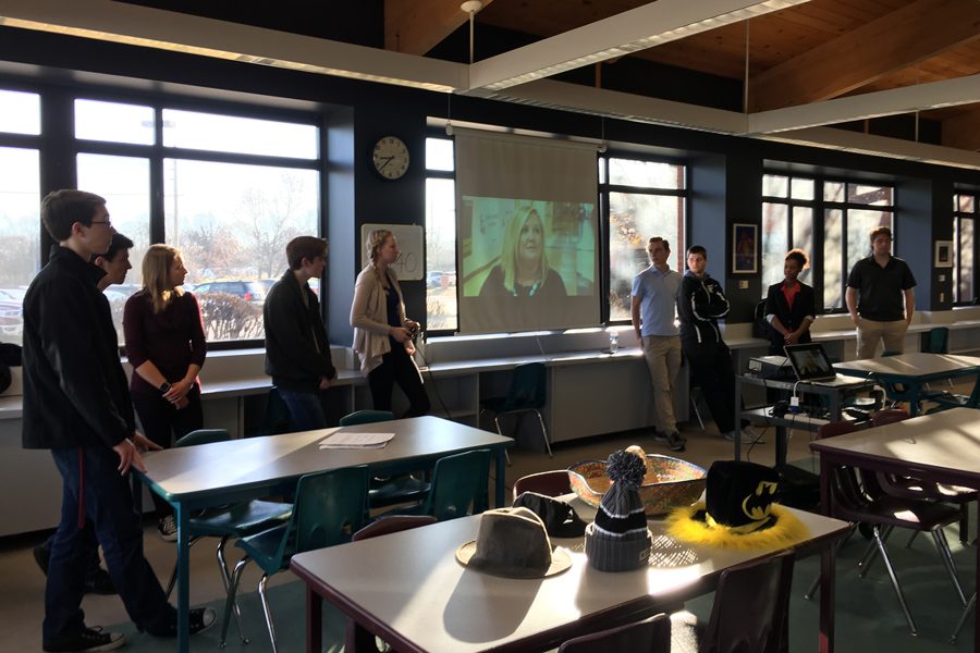 Students in FHN's newly formed Student Panel, speak to teachers about changes they'd like to see made to the current hat policy.