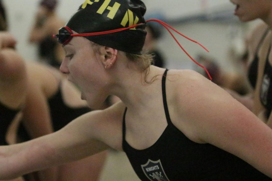 1-9 Varsity Girls Swim vs SCW [Photo Gallery]