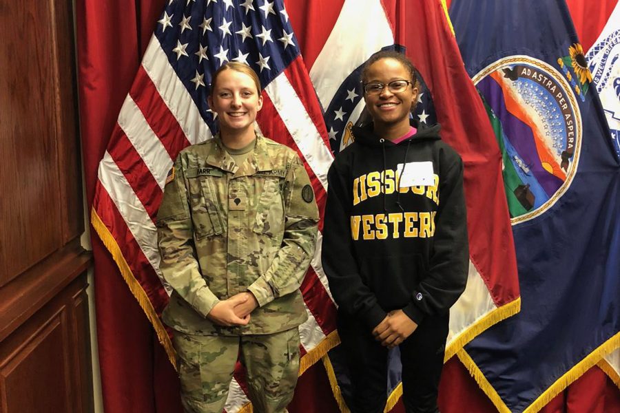 Former Student Marissa Hunt Joins the National Guard.