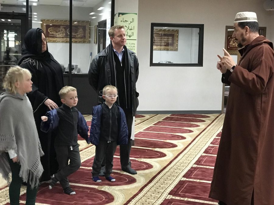 Principal Nathan Hostetler Visits a Mosque