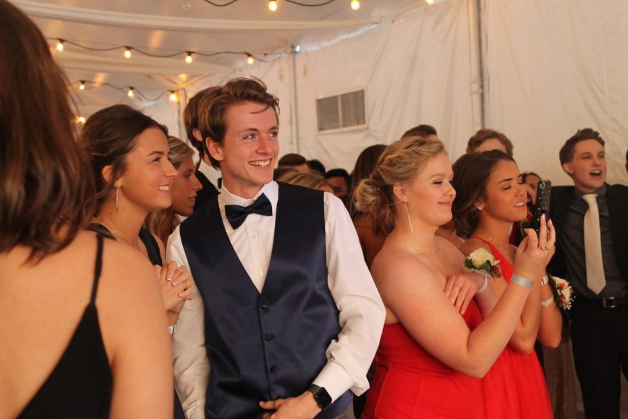 Students attend the 2018 Prom on Friday, May 4. Juniors and seniors participated in
the Prom Fashion Show for a fun night and to help raise money for the dance. The fashion show is put on annually by the Junior Delegates