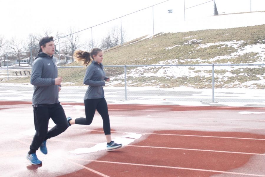 Siblings Peyton and Grace Hebert Run Track Together