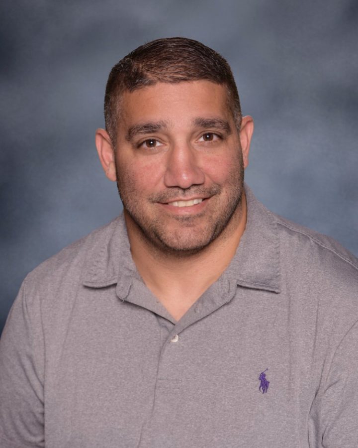 Mike Parker poses for a school photo