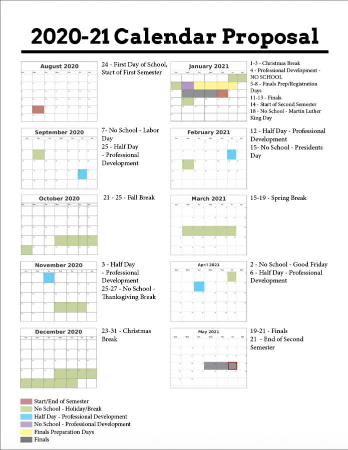 Our Calendar to the FHSD Calendar Committee [Editorial