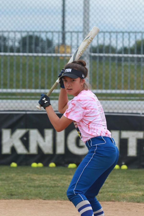 Freshman Lucy Fajatin Joins Varsity Softball Team