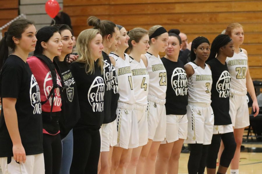 Varsity Girls Basketball Loses on Senior Night [Photo Gallery]