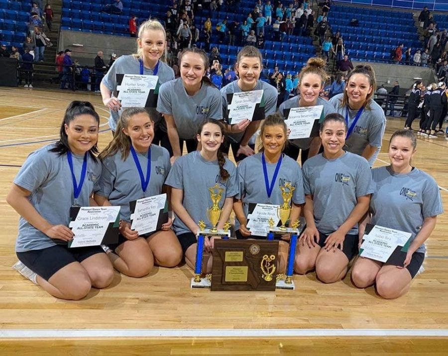 Knightline Closed the Dance Season on Missouri State Dance Team Championships