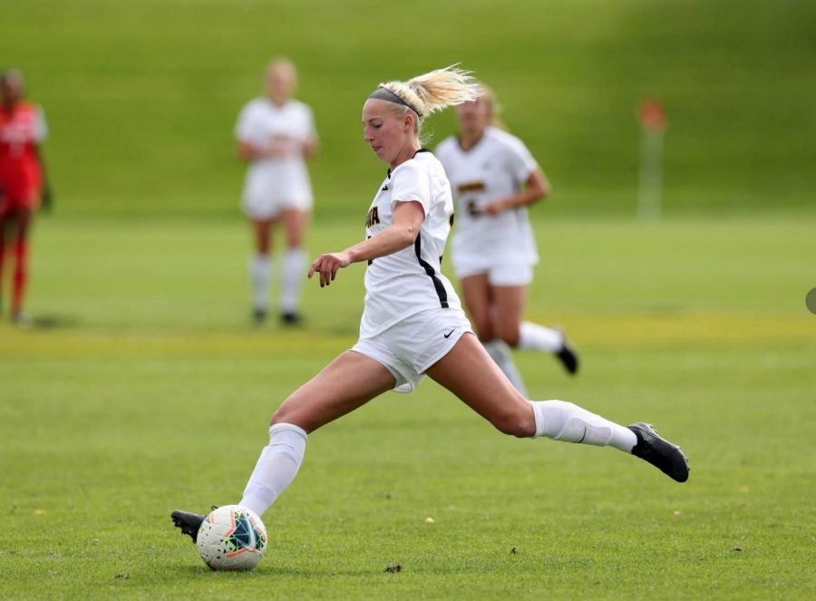 FHN soccer alumni and Iowa soccer player Sam Cary discusses her goals for next year's soccer season