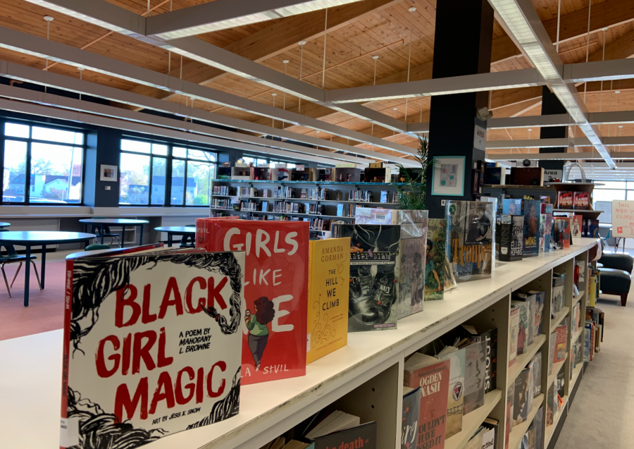 The Learning Commons encourages students to come in and read from their selection of books.