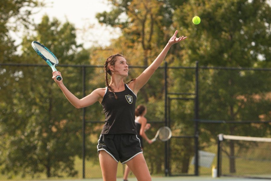 Varsity Girls Tennis Plays Against Pattonville [Photo Gallery]