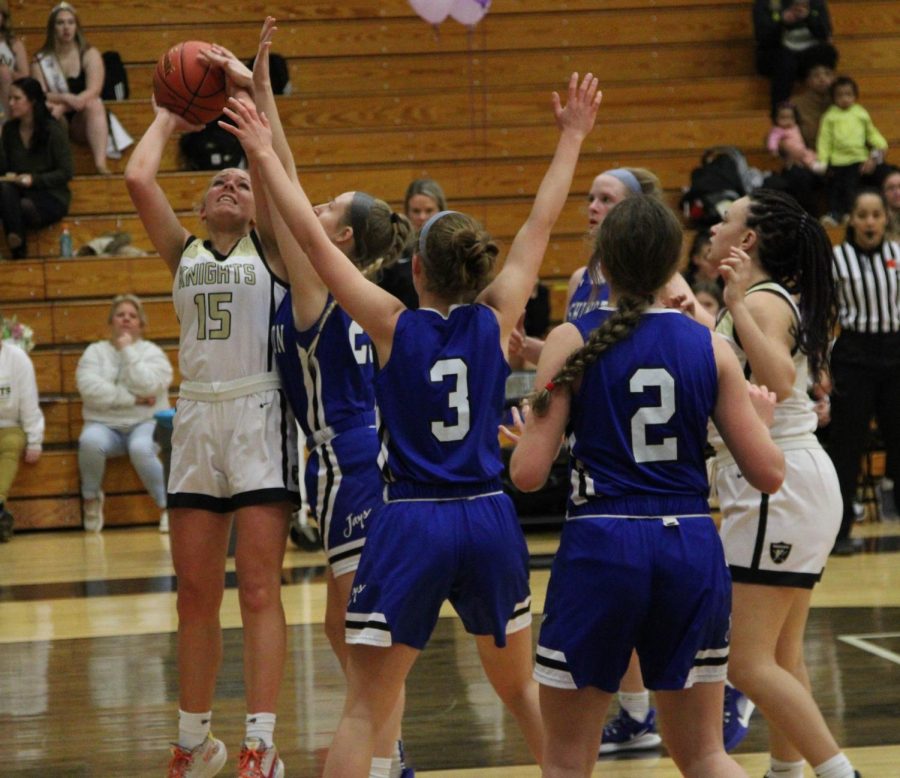 Girls' Varsity Basketball Conquer Washington On Senior Night [Photo Gallery]