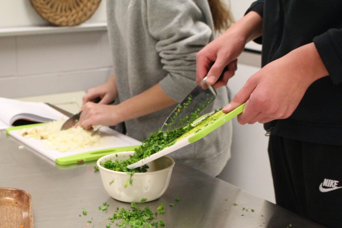 Foods II Classes Make Soups [Photo Gallery]