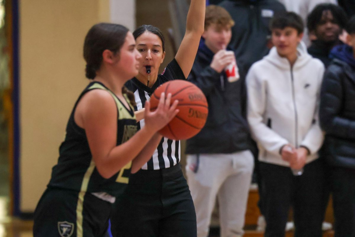 Cameron Portell lines up to shoot a free throw on Dec. 12 against Duchesne.