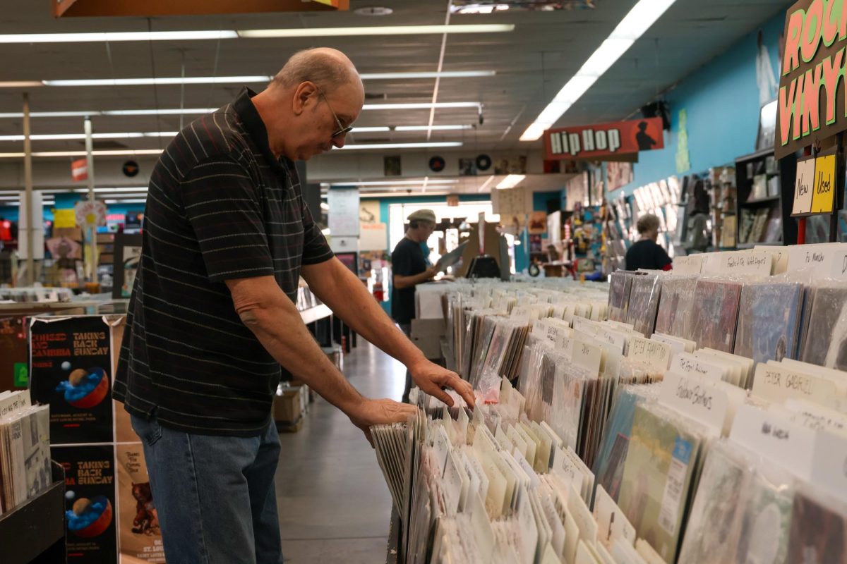 Vintage Vinyl is a shop that is dedicated to keeping Vinyl records available to the public. The store has first and second hand collections of hundreds of different styles and artists. (Photo by Eashaan Patel)