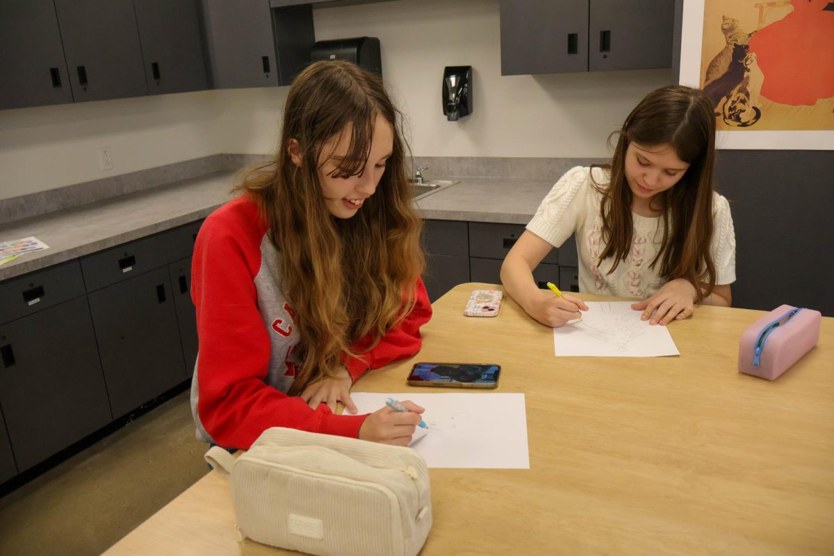 Art Club Meets For Weekly Meeting [Photo Gallery]